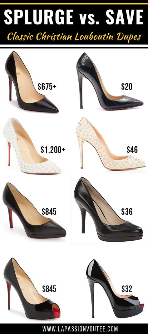 louboutin shoes dupes|best louboutin heels.